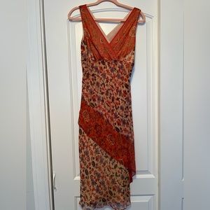 VINTAGE midi floral dress